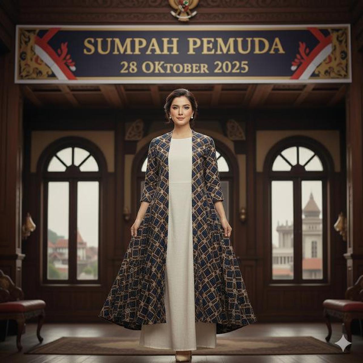 7 Model Dress Batik Simpel dan Elegan untuk Peringati Sumpah Pemuda 28 Oktober 2025