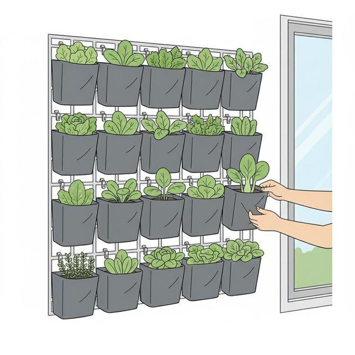 11 Desain Kebun Sayur di Rumah yang Gampang Dipindah-pindah, Praktis dan Modern