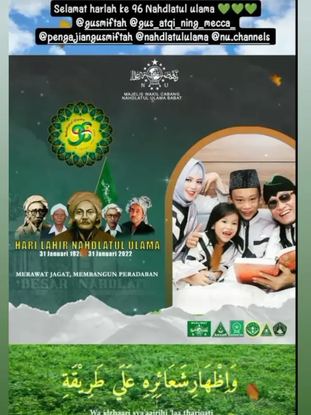 Gus Miftah Pasang Twibbon Harlah NU 2022