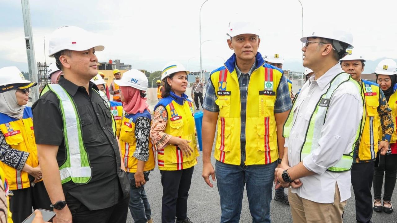 FOTO: AHY Tinjau Program Strategis Pembangunan di Yogyakarta