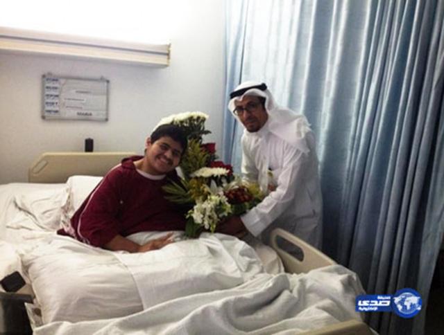 Khaled yang sedang menjalani pengobatan di rumah sakit | Photo: Copyright emirates247.com
