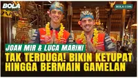 Joan Mir dan Luca Marini Ngabuburit di Bali, Ketupat hingga Gamelan Jadi Tantangan Baru