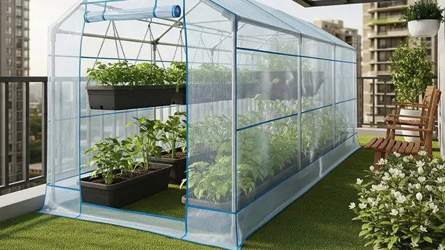 Ide Kebun Rumah Kaca Sederhana di Lahan Sempit