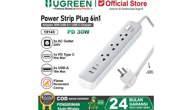 Ugreen Power Strip 6 in 1