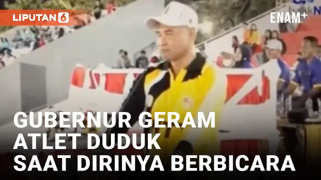 VIDEO: Gubernur NTT Marahi Atlet yang Duduk saat Dirinya Berbicara