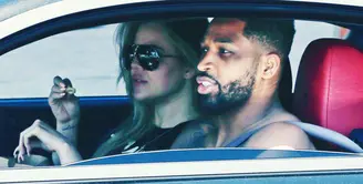 Sepertinya Khloe Kardashian dan Tristan Thompson tak membiarkan masa lalu menghalangi kembali kisah cinta dan keluarga kecil mereka. (Clint Brewer/SplashNews.com/The Cut