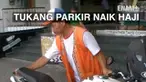 Kesabarannya menabung selama 28 tahun, Bardi Syafii seorang juru parkir di Yogyakarta akhirnya dapat menunaikan ibadah haji bersama istrinya.