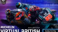 Balapan virtual MotoGP seri kelima berlangsung di Silverstone. (MotoGP)