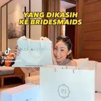 Lihat di sini isi hampers mewah bridesmaid dan groomsmen Luna Maya dan Maxime Bouttier.[@ayudewi070].