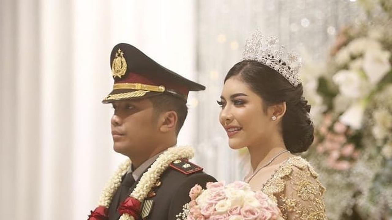 Prosesi pedang pora Rica Andriani dan Kompol Fahrul Sudiana