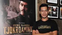 Ade Firman Hakim hadiri gala premier film 'Guru Bangsa: Tjokroaminoto'. Foto: Galih Satria.