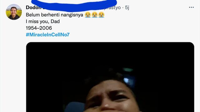 Cuitan seputar Miracle In Cell No. 7. (Foto: Dok. Twitter Indonesia)