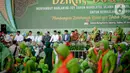 Jokowi mengucapkan selamat Harlah ke-78 Muslimat NU. (Liputan6.com/Faizal Fanani)