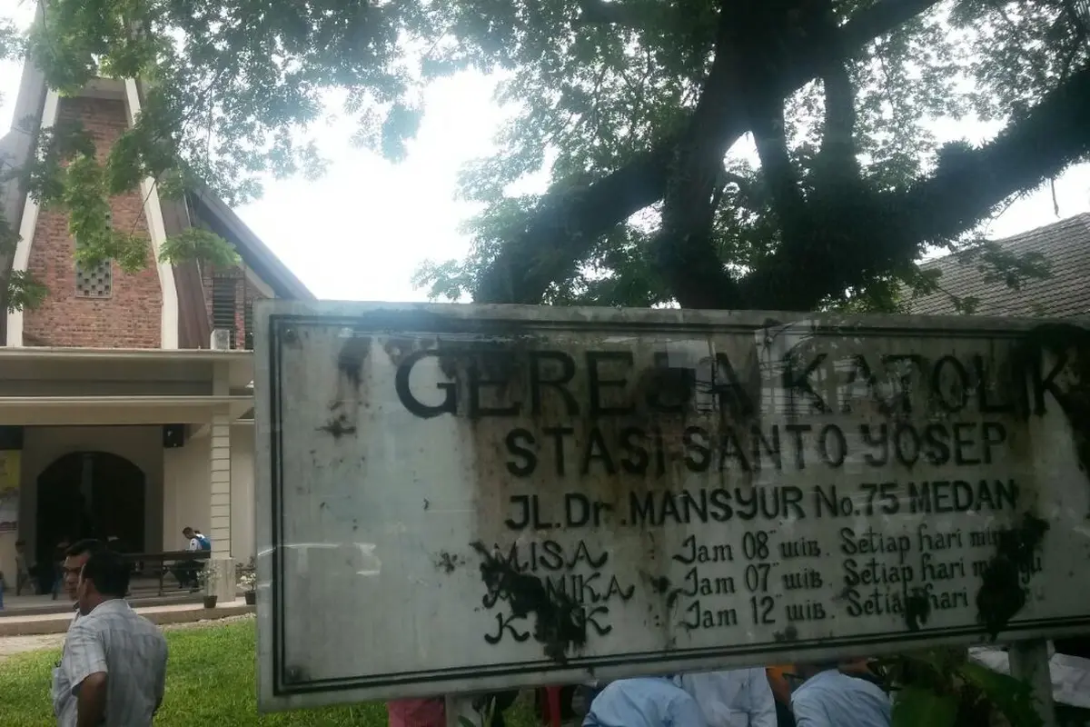 Bom Gereja Santo Yosep Medan