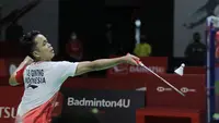 Indonesia berhasil meloloskan 4 wakilnya ke babak semifinal Daihatsu Indonesia Masters 2022, yaitu 1 tunggal putra, dua ganda putra dan 1 ganda putri usai mengalahkan lawan-lawannya di babak perempatfinal, Jumat (10/6/2022) di Istora Senayan, Jakarta. Sementara dua wakil lainnya di nomor ganda campuran, Rinov Rivaldy/Pitha Haningtyas Mentari dan ganda putri, Febby Valencia Gani/Ribka Sugiarto harus tersingkir. (Bola.com/Ikhwan Yanuar)