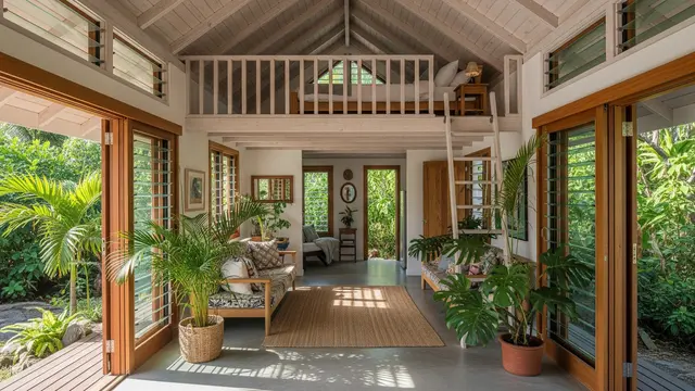 Model Rumah Kecil tapi Punya Mezzanine untuk Tambahan Ruang Tidur