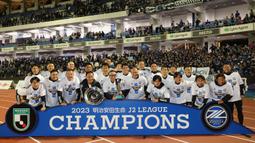 Dari 42 laga, Machida Zelvia meraih 87 poin, unggul 12 angka dari pesaing terdekat, Jubilo Iwata di peringkat
kedua, menunjukkan betapa mendominasinya mereka musim ini. (J.LEAGUE)