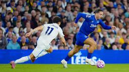 Seperti diketahui, Grealish diboyong menuju Everton pada bursa transfer musim ini dengan status pinjaman dari Manchester City. (AP Photo/PA/Danny Lawson)