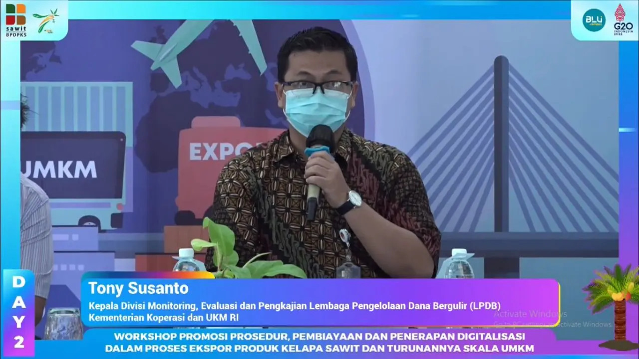 Kepala Divisi UKMK Sawit Badan Pengelola Dana Perkebunan Kelapa Sawit (BPDPKS) Helmi Muhansyah