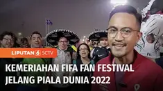 Para suporter sepak bola yang berlaga di Piala Dunia 2022 mulai memadati Qatar. Penuh kemeriahan, mereka mengenakan atribut khas negaranya.