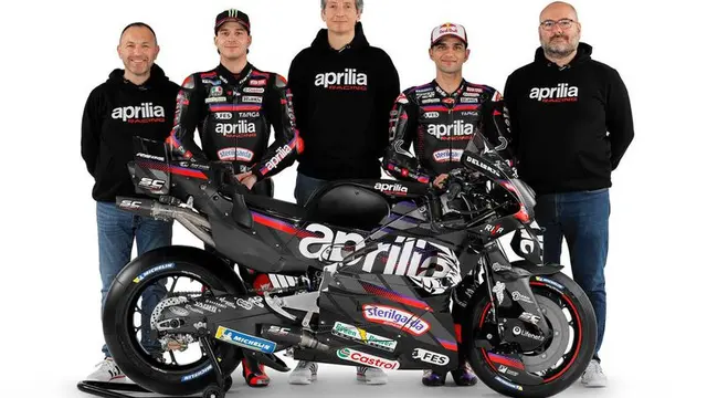 Launching Aprilia MotoGP