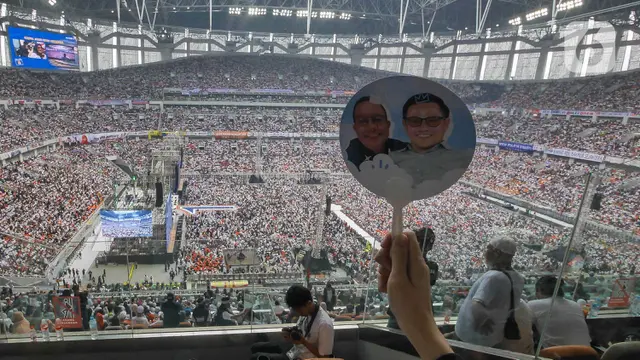 Lautan Massa Pendukung AMIN Padati Jakarta International Stadium