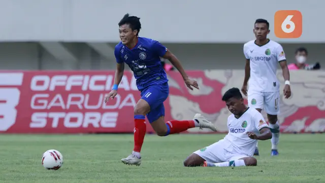 Pertandingan Piala Menpora 2021 Arema FC Melawan Persikabo 1973
