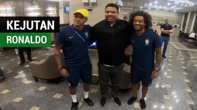 VIDEO: Kejutan Ronaldo untuk Tim Brasil di Piala Dunia 2018