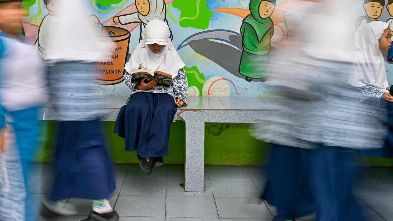 FOTO: Antusias Murid Madrasah Jalani Pemeriksaan Kesehatan Gratis