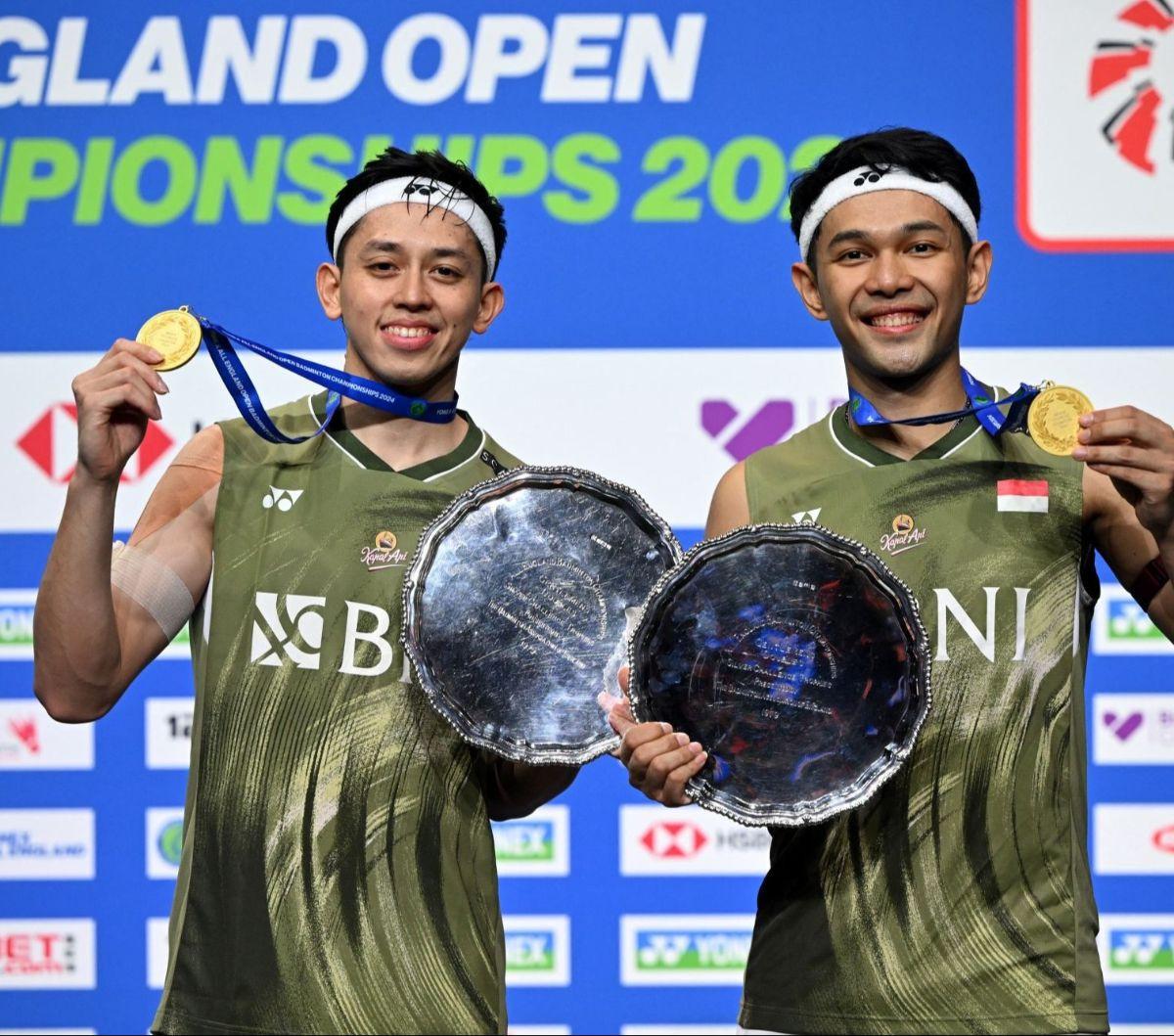 Meski demikian, mereka tetap merendah dan ingin tampil lebih konsisten di turnamen-turnamen selanjutnya. Foto: JUSTIN TALLIS / AFP<br>