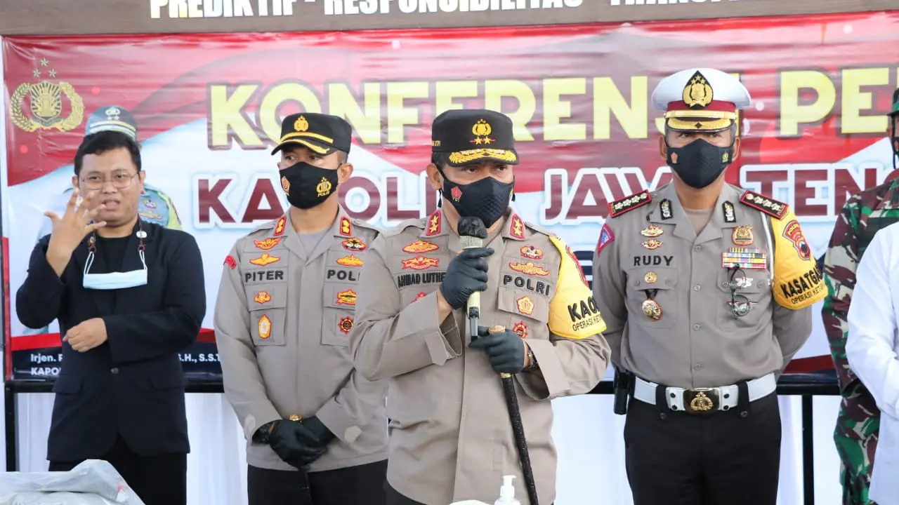 Kapolda Jateng, Irjen Ahmad Luthfi menjelaskan dari hasil penyidikan inafis labfor dipastikan bahwa ledakan yang menewaskan 4 orang di Kebumen. (Foto: Liputan6.com/Humas Polres Kebumen)