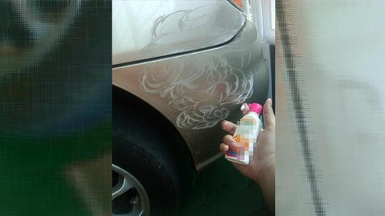 Cara unik hilangkan baret mobil dengan lotion anti nyamuk!