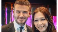Rahasia Makeup Natural Maia Estianty Saat Foto Bareng David Beckham