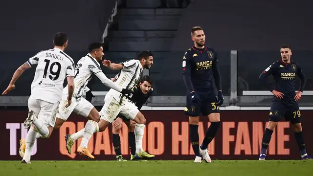 FOTO: Taklukkan Genoa, Juventus Melaju ke Perempat Final Coppa Italia