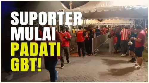 VIDEO: Suporter Ramaikan Stadion Gelora Bung Tomo, Jelang Laga Timnas Indonesia U-19 Vs Malaysia U-19