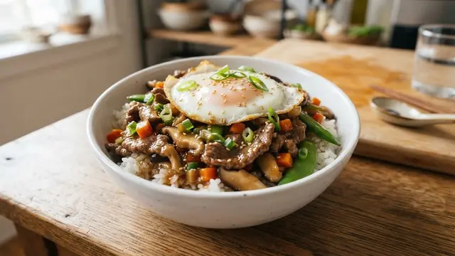 Rice Bowl Daging Jamur