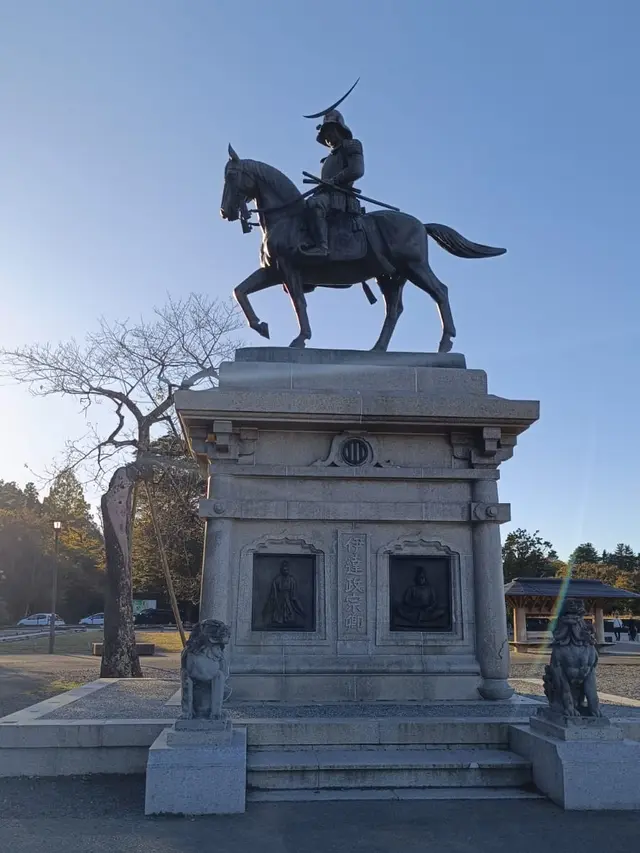 Monumen Date Masamune di Sendai, Miyagi, Jepang. (Nila Chrisna)