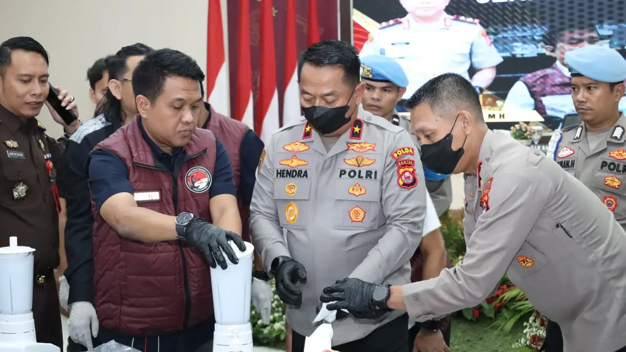 Polda Banten musnahkan barang bukti narkoba hasil pengungkapan kasus
