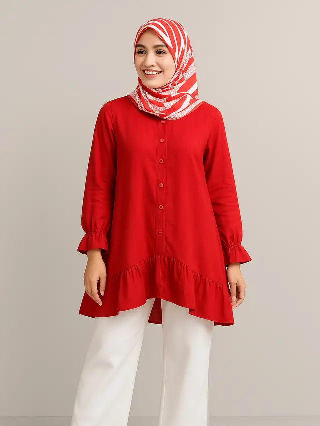 Inspirasi Outfit 17 Agustus Hijab
