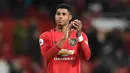 3. Marcus Rashford (6 gol) - Marcus Rashford tampil apik bersama Manchester United saat mencetak hattrick ke gawang RB Leipzig di Liga Champions. Pemain berusia 23 tahun ini telah menyumbangkan enam gol dari lima laganya di Liga Champions musim ini. (AFP/Oli Scarff)