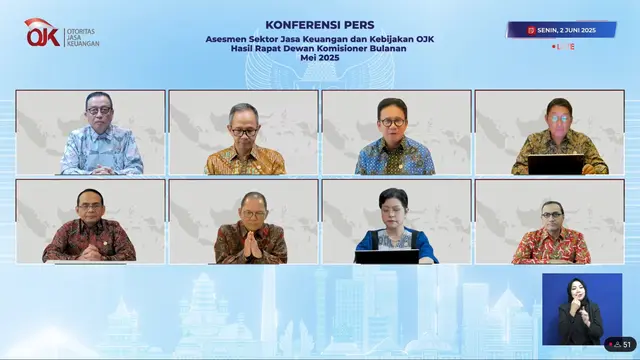 Konferensi pers RDKB Mei 2025, di Jakarta, Senin (2/6/2025). (Foto: tangkapan layar/Tira Santia)