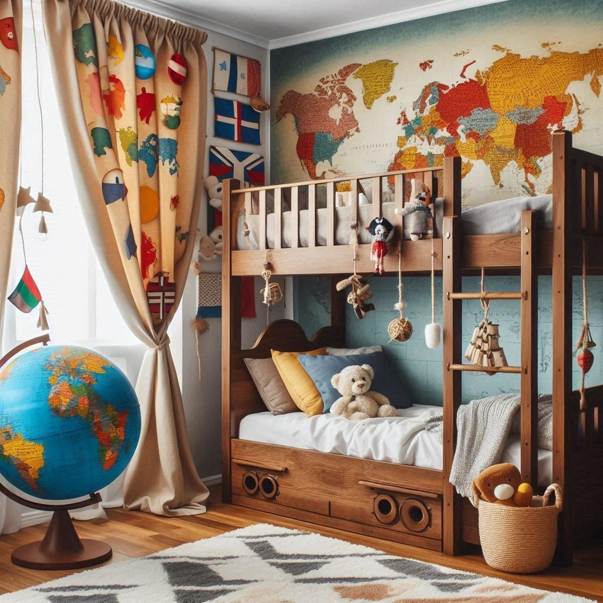 Ilustrasi Desain Mural Kamar Anak