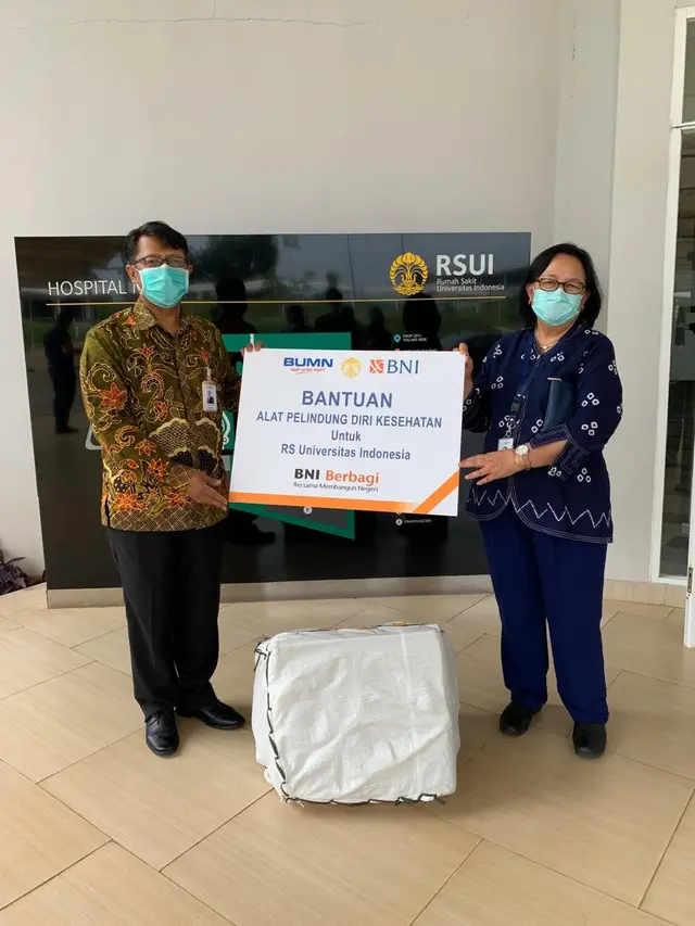 BNI Salurkan APD Kesehatan ke Tujuh Rumah Sakit Pendidikan & Laboratorium Rujukan di Universitas