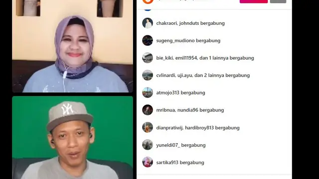 Dyrga Dadali saat berbincang dalam program Musicpedia IG Live Liputan6.com