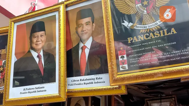 Foto Resmi Prabowo-Gibran Sebagai Presiden dan Wakil Presiden periode 2024-2029