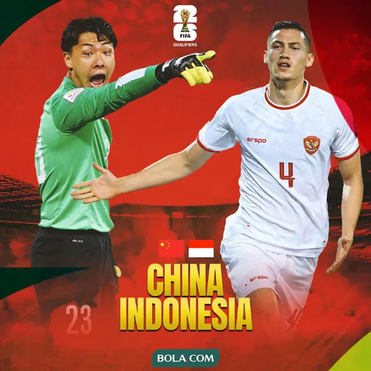 Media Luar Jagokan Timnas Indonesia Cetak Sejarah Lawan China di Qingdao