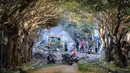 Serangan Israel menargetkan berbagai lokasi di Lebanon, terutama di ibu kota Beirut, dan pinggiran selatannya. (Foto oleh AFP)