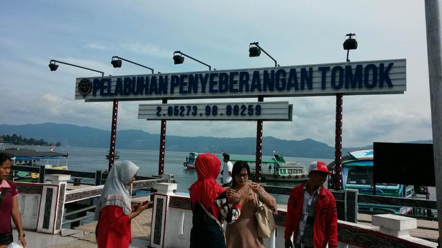 Pelabuhan Penyeberangan Tomok, Pulau Samosir, Danau Toba (Rizki Akbar Hasan/Liputan6.com)