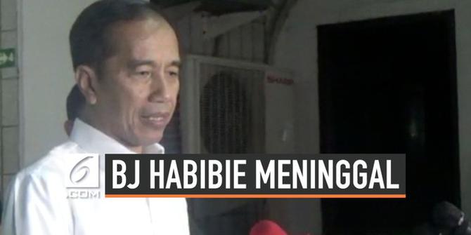 VIDEO: BJ Habibie Meninggal, Jokowi Sampaikan Belasungkawa