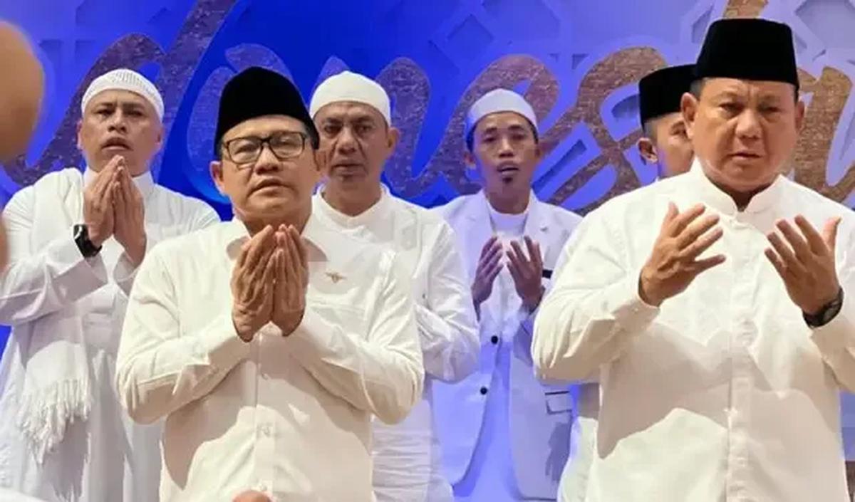 Meski nyaman di tengah-tengah PBB, Prabowo mengaku juga nyaman berada dengan PKB. Prabowo meminta agar Cak Imin jangan ke mana-mana.
